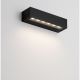 Aplice - Aplica exterior neagra liniara 22cm IP65 LED CCT PRISMATIC