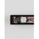 Aplice - Aplica exterior neagra liniara 22cm IP65 LED CCT PRISMATIC