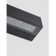 Aplice - Aplica exterior neagra liniara 22cm IP65 LED CCT PRISMATIC