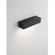 Aplice - Aplica exterior neagra liniara 22cm IP65 LED CCT PRISMATIC