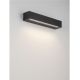 Aplice - Aplica exterior neagra liniara 38cm IP65 LED CCT PRISMATIC