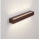 Aplice - Aplica exterior corten liniara 50cm IP65 LED CCT PRISMATIC