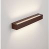 Aplica exterior corten liniara 50cm IP65 LED CCT PRISMATIC