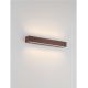 Aplice - Aplica exterior corten liniara 50cm IP65 LED CCT PRISMATIC