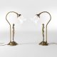 Veioze - Lampa de masa figura feminina din alama Donne