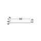 Aplice - Aplica exterior neagra liniara 50cm IP65 LED CCT PRISMATIC