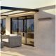 Aplice - Aplica exterior corten liniara 50cm IP65 LED CCT PRISMATIC