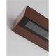 Aplice - Aplica exterior corten liniara 50cm IP65 LED CCT PRISMATIC