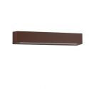 Aplica exterior corten liniara 38cm IP65 LED CCT PRISMATIC