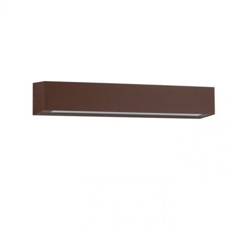 Aplice - Aplica exterior corten liniara 38cm IP65 LED CCT PRISMATIC
