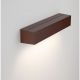 Aplice - Aplica exterior corten liniara 38cm IP65 LED CCT PRISMATIC