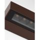 Aplice - Aplica exterior corten liniara 38cm IP65 LED CCT PRISMATIC