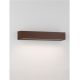 Aplice - Aplica exterior corten liniara 38cm IP65 LED CCT PRISMATIC