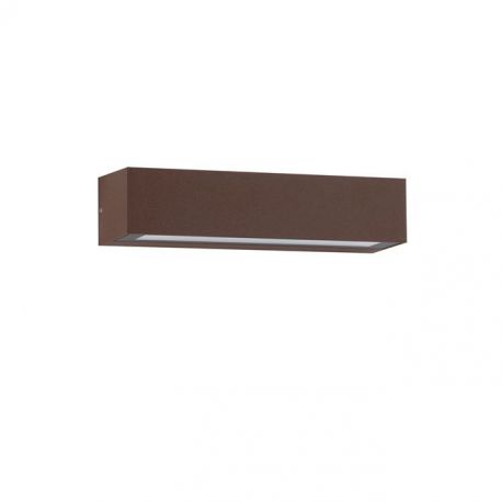 Aplice - Aplica exterior corten liniara 22cm IP65 LED CCT PRISMATIC