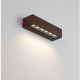 Aplice - Aplica exterior corten liniara 22cm IP65 LED CCT PRISMATIC