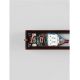 Aplice - Aplica exterior corten liniara 22cm IP65 LED CCT PRISMATIC