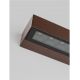 Aplice - Aplica exterior corten liniara 22cm IP65 LED CCT PRISMATIC
