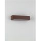 Aplice - Aplica exterior corten liniara 22cm IP65 LED CCT PRISMATIC