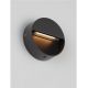 Aplice - Mini Aplica perete exterior IP65, LED CCT Sete negru 10cm
