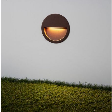Spoturi - Spot incastrabil exterior IP65, LED CCT Sete corten