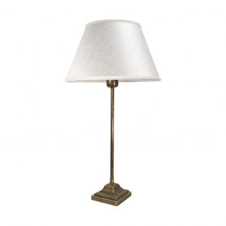 Veioze - Veioza, Lampa de masa cu abajur elegant Ivory Striped Large
