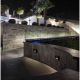 Aplice - Mini Aplica perete exterior IP65, LED CCT Til negru