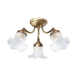 Lustre aplicate - Lustra aplicata din alama design italian Glass Bell 3L