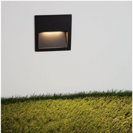 Spoturi - Spot incastrabil exterior IP65, LED CCT Til negru
