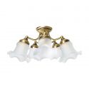 Lustra aplicata din alama design italian Glass Bell 5L