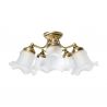 Lustra aplicata din alama design italian Glass Bell 5L