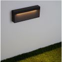 Mini Aplica perete exterior IP65, LED CCT Drat negru