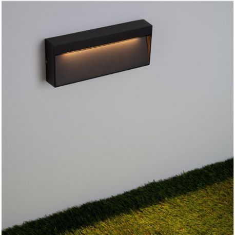 Aplice - Mini Aplica perete exterior IP65, LED CCT Drat negru
