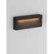 Aplice - Mini Aplica perete exterior IP65, LED CCT Drat negru