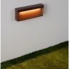 Mini Aplica perete exterior IP65, LED CCT Drat corten