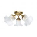 Lustra aplicata din alama design italian Glass Bell 3L