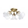 Lustra aplicata din alama design italian Glass Bell 3L
