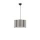 Pendule, Lustre suspendate - Lustra suspendata cu abajur textil gri BLOOSY
