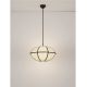 Pendule, Lustre suspendate - Lustra cu lumina difuza abajur in BRERA 45cm