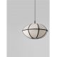 Pendule, Lustre suspendate - Lustra cu lumina difuza abajur in BRERA 45cm