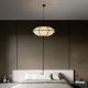 Pendule, Lustre suspendate - Lustra cu lumina difuza abajur in BRERA 70cm