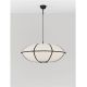 Pendule, Lustre suspendate - Lustra cu lumina difuza abajur in BRERA 70cm