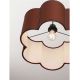 Pendule, Lustre suspendate - Lustra suspendata cu abajur textil rosu maroniu BLOOSY