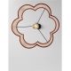 Pendule, Lustre suspendate - Lustra suspendata cu abajur textil rosu maroniu BLOOSY