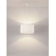 Pendule, Lustre suspendate - Lustra suspendata cu abajur din in alb Nos
