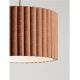 Pendule, Lustre suspendate - Lustra suspendata cu abajur din in cafeniu Nos