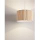 Pendule, Lustre suspendate - Lustra suspendata cu abajur din in galben Nos
