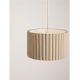 Pendule, Lustre suspendate - Lustra suspendata cu abajur din in galben Nos