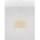 Pendule, Lustre suspendate - Lustra suspendata cu abajur din in galben Nos