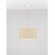 Pendule, Lustre suspendate - Lustra suspendata cu abajur din in galben Nos
