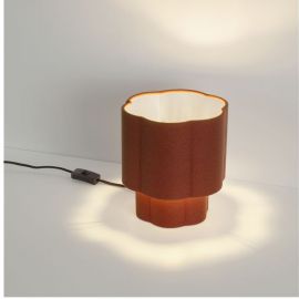 Veioze - Veioza, Lampa de masa cu abajur rosu maroniu BLOOSY